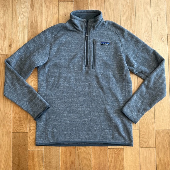 Patagonia Other - Patagonia Men’s Better Sweater Heather Gray Fleece Quarter Zip Size Medium